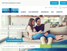 Tablet Screenshot of helmheus.nl